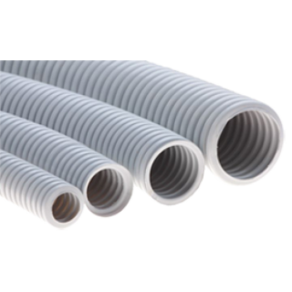 Труба гофрированная серая ПВХ гофрир легка с зондом D 32