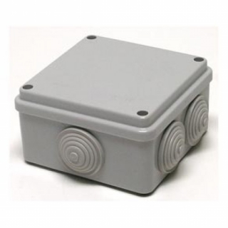 Коробка распределительная 100х100х55 мм цвет серый
